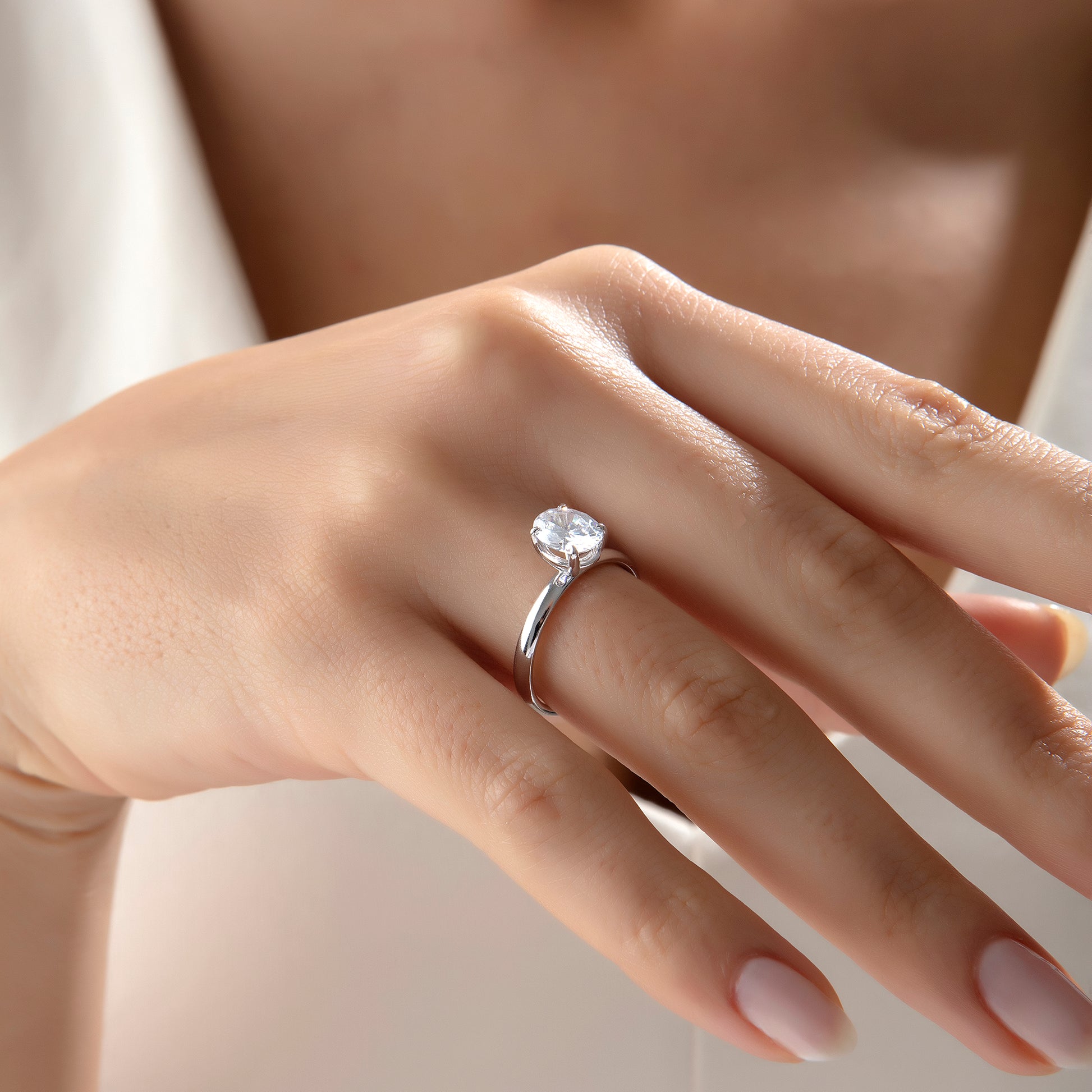 14 Ayar Altın Oval Elegance Yüzük