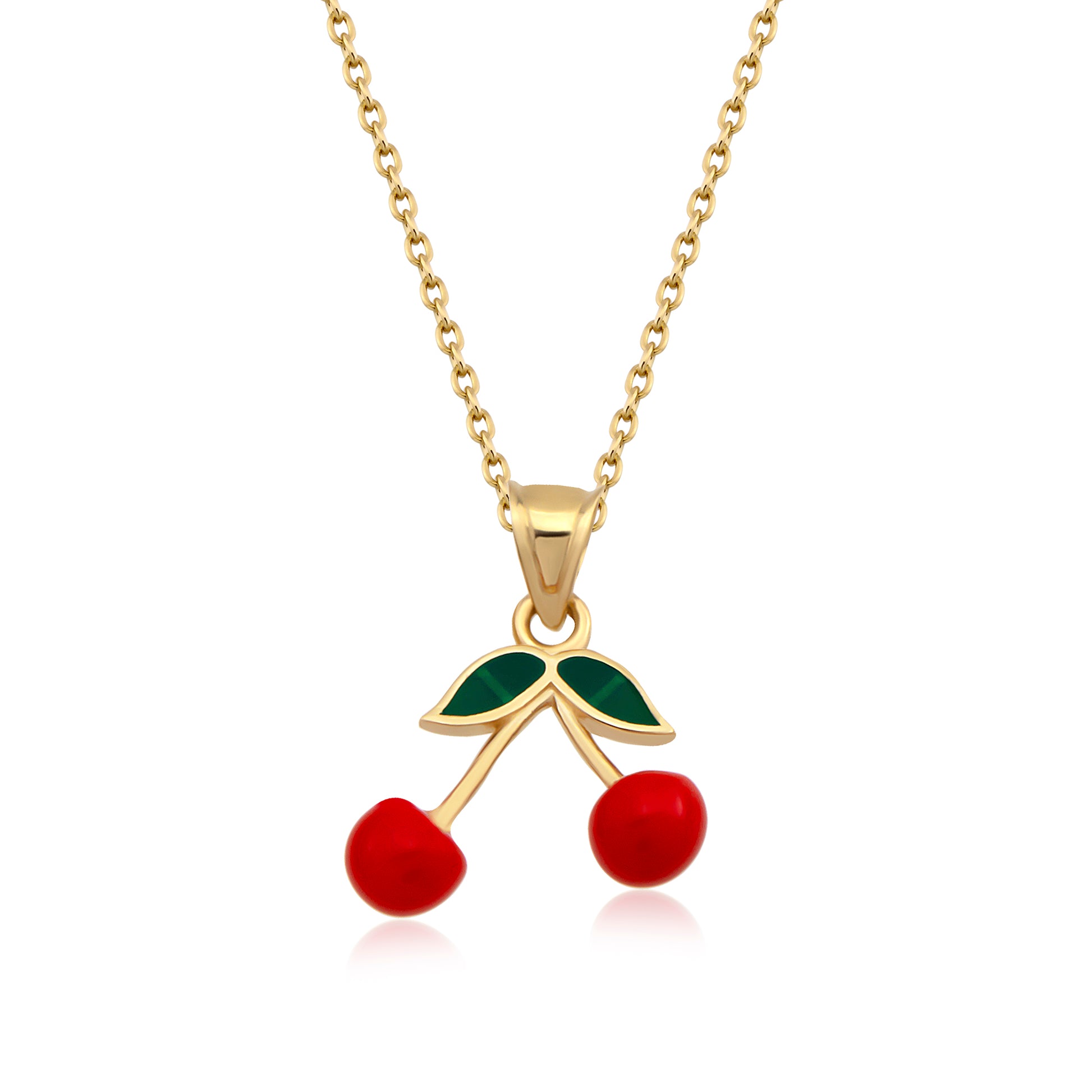 14 Ayar Altın Kiraz Kolye