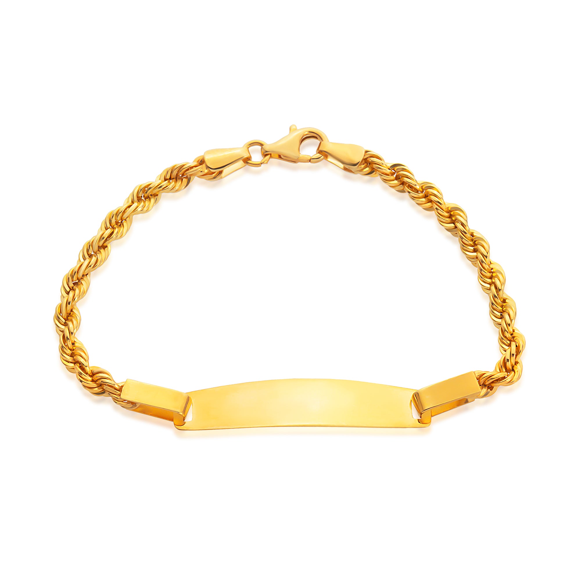 14 Ayar Altın Çocuk Künye Bileklik