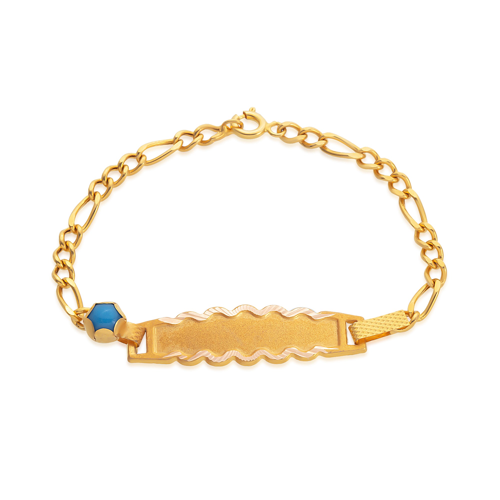 14 Ayar Altın Çocuk Künye Bileklik