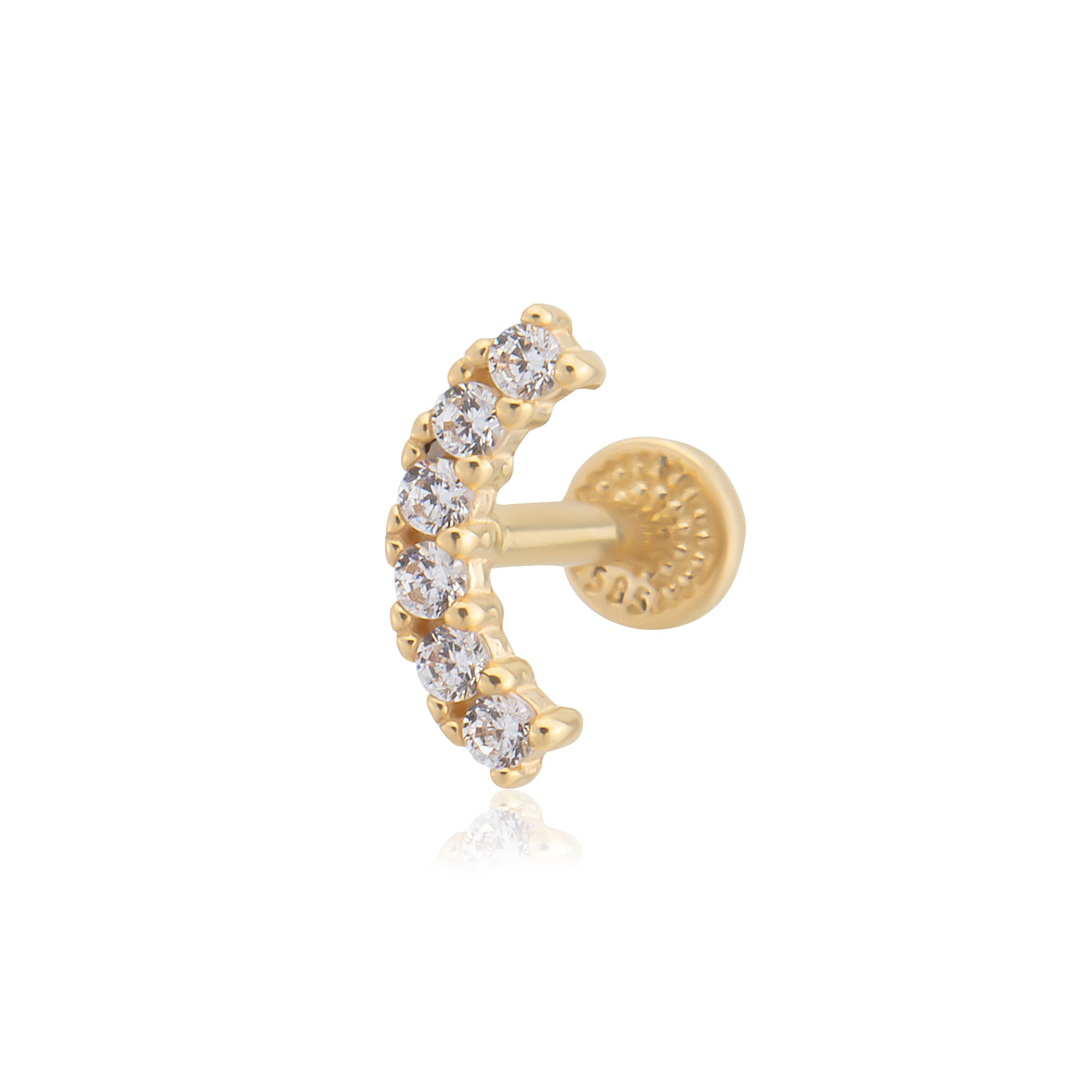 14 Ayar Altın Trend Piercing