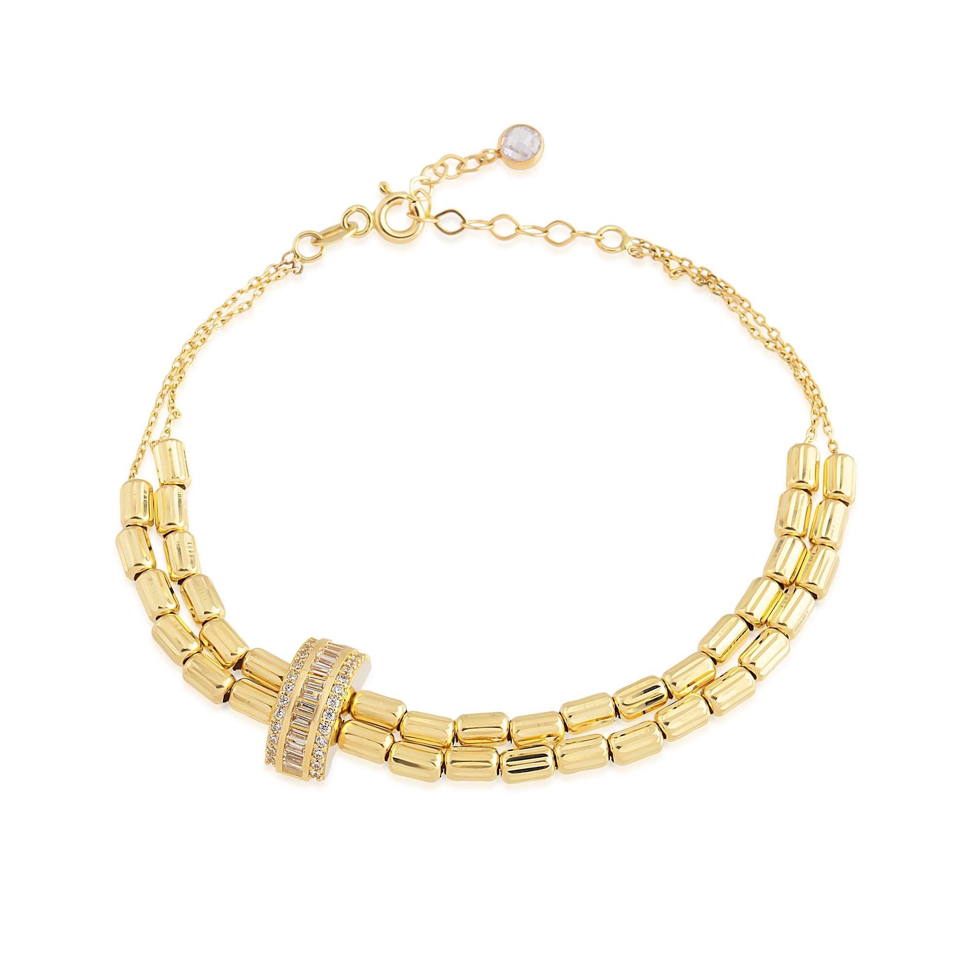 14 Ayar Altın Tasarım Bileklik