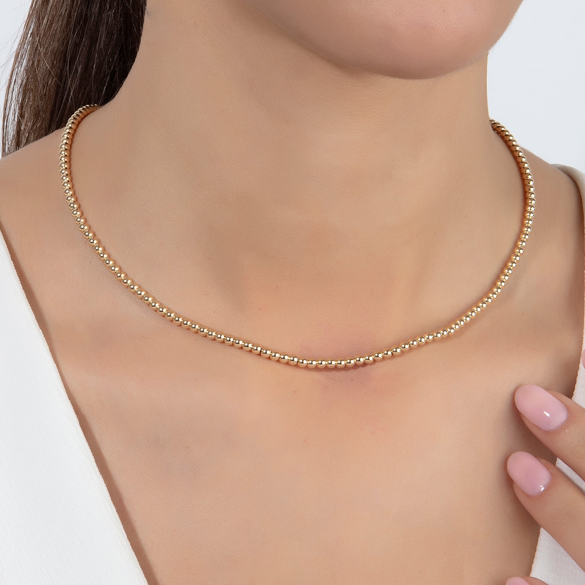 14 Ayar Altın Toplu Kolye