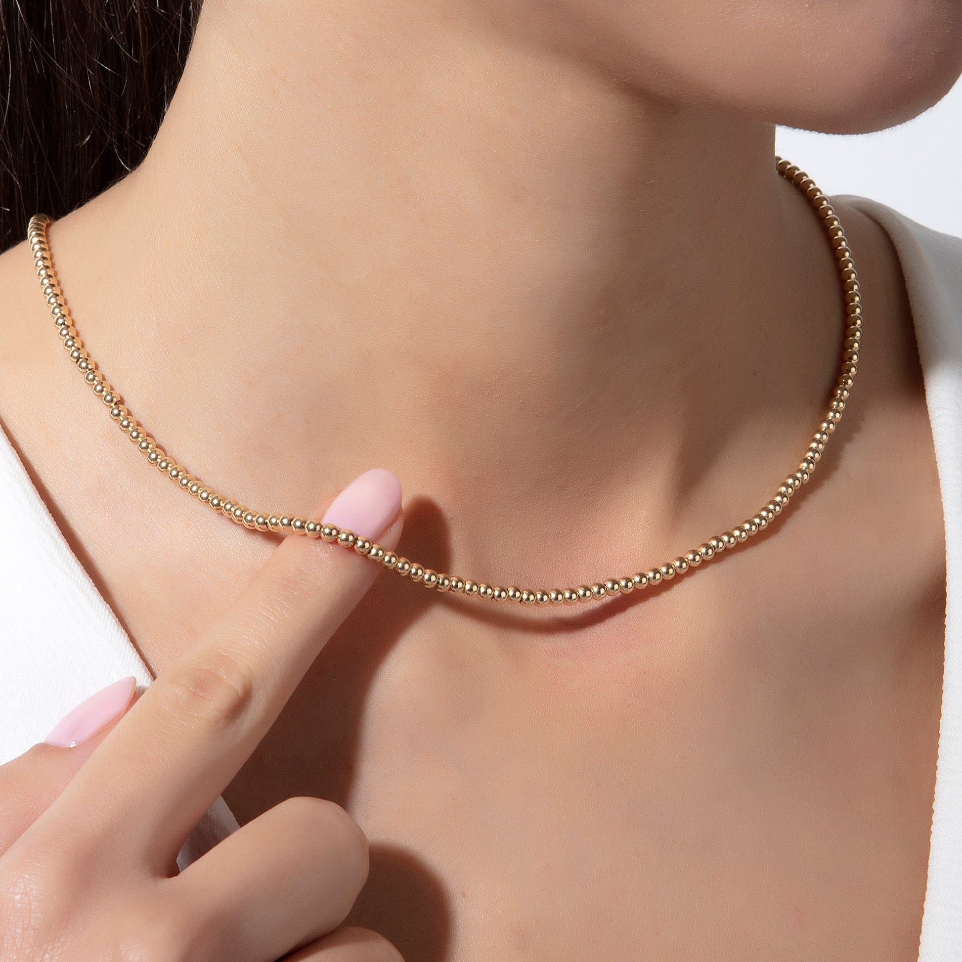 14 Ayar Altın Toplu Kolye